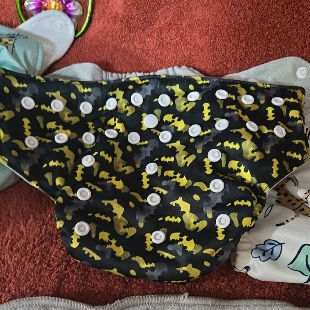 Colorful Cloth Diapers Set